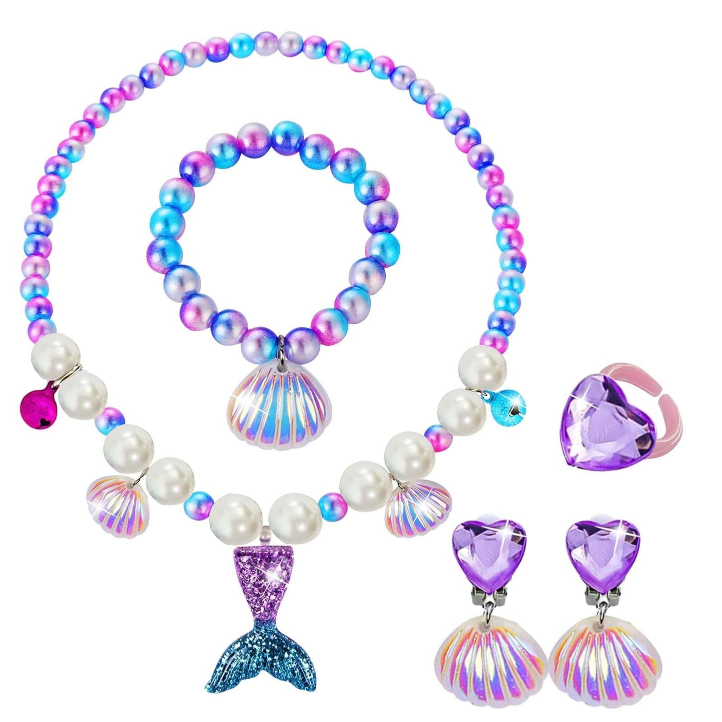 Blue Pearl Princess-Mermaid tail for kids