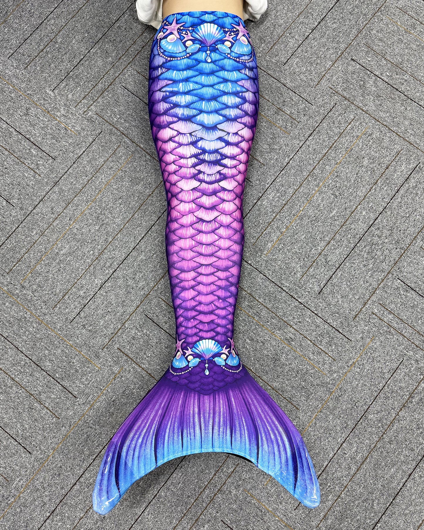 Purple Mystic Sprite-Mermaid tail for kids