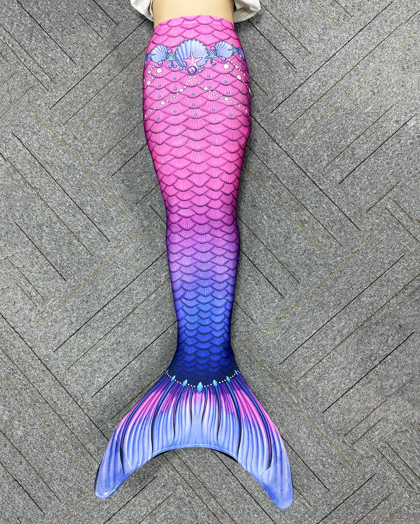 Purple Pearl Princess-Mermaid tail for kids