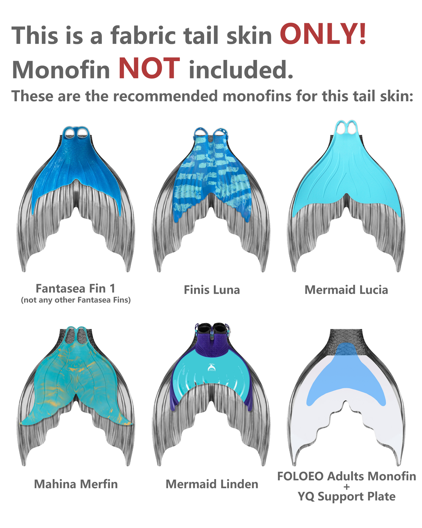 Solaris Dream Mermaid Tail for Adults (No Monofin) -ZQ/YQ06-FOLOEO x Awilix Mermaid – Limited Edition Collaborative Tail Design 🧜🏼♀️