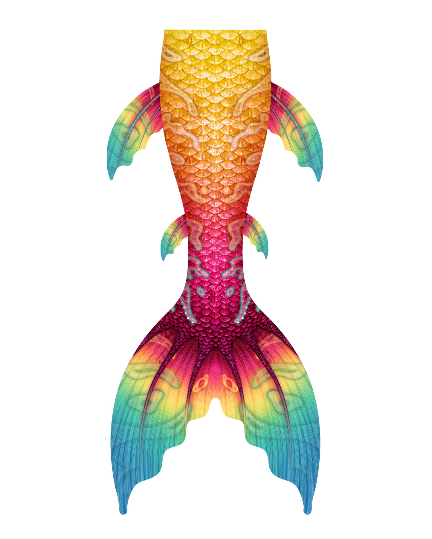 Solaris Dream Mermaid Tail for Adults (No Monofin) -ZQ/YQ06-FOLOEO x Awilix Mermaid – Limited Edition Collaborative Tail Design 🧜🏼♀️