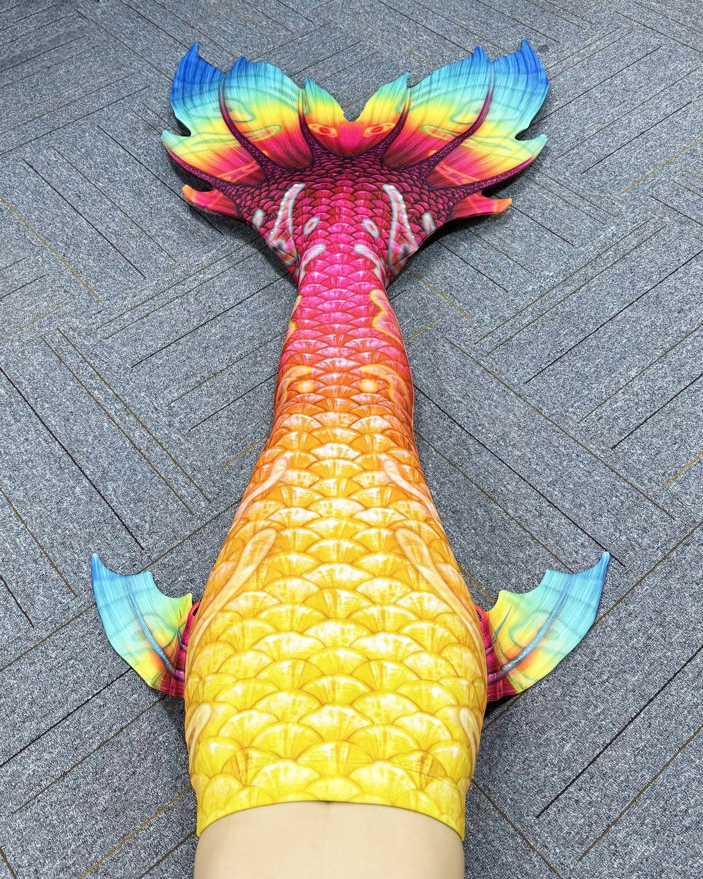 Solaris Dream Mermaid Tail for Adults (No Monofin) -ZQ/YQ06-FOLOEO x Awilix Mermaid – Limited Edition Collaborative Tail Design 🧜🏼♀️