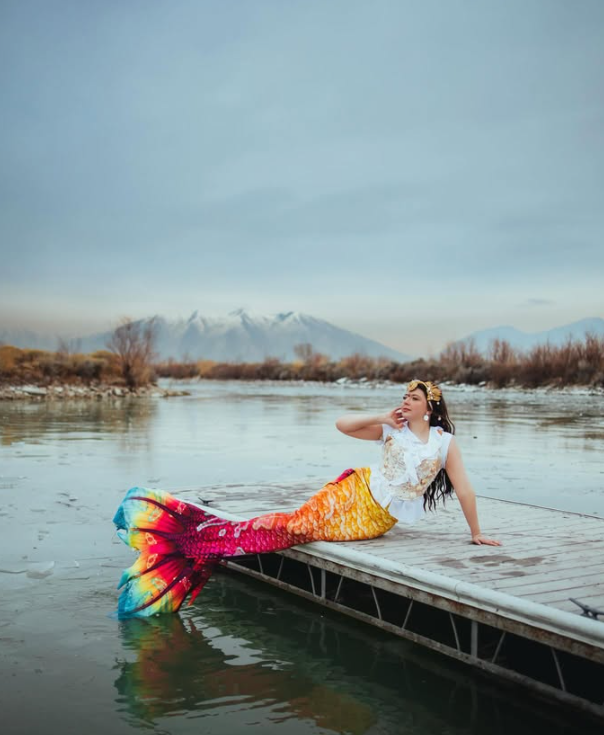 Solaris Dream  Mermaid Tail for Adults (No Monofin) -ZQ/YQ06-FOLOEO x Awilix Mermaid – Limited Edition Collaborative Tail Design 🧜🏼‍♀️