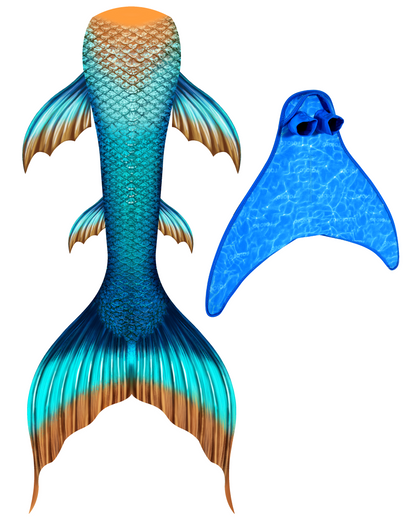 Mermaid Tails for Swimming for Adult & Teen Sizes（YQ85）Adult Monofin Lite