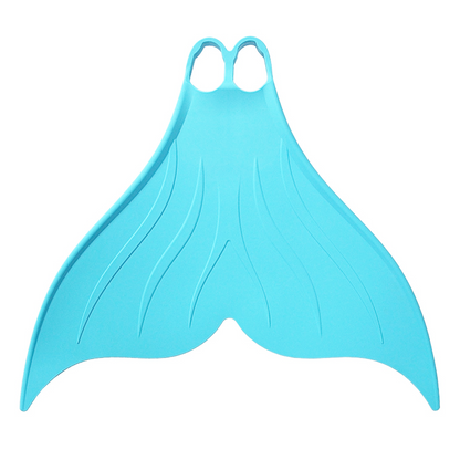 FOLOEO Swimming Silicone Monofin, Comfortable Mermaid Swimming Fins for Adults, Women and Men