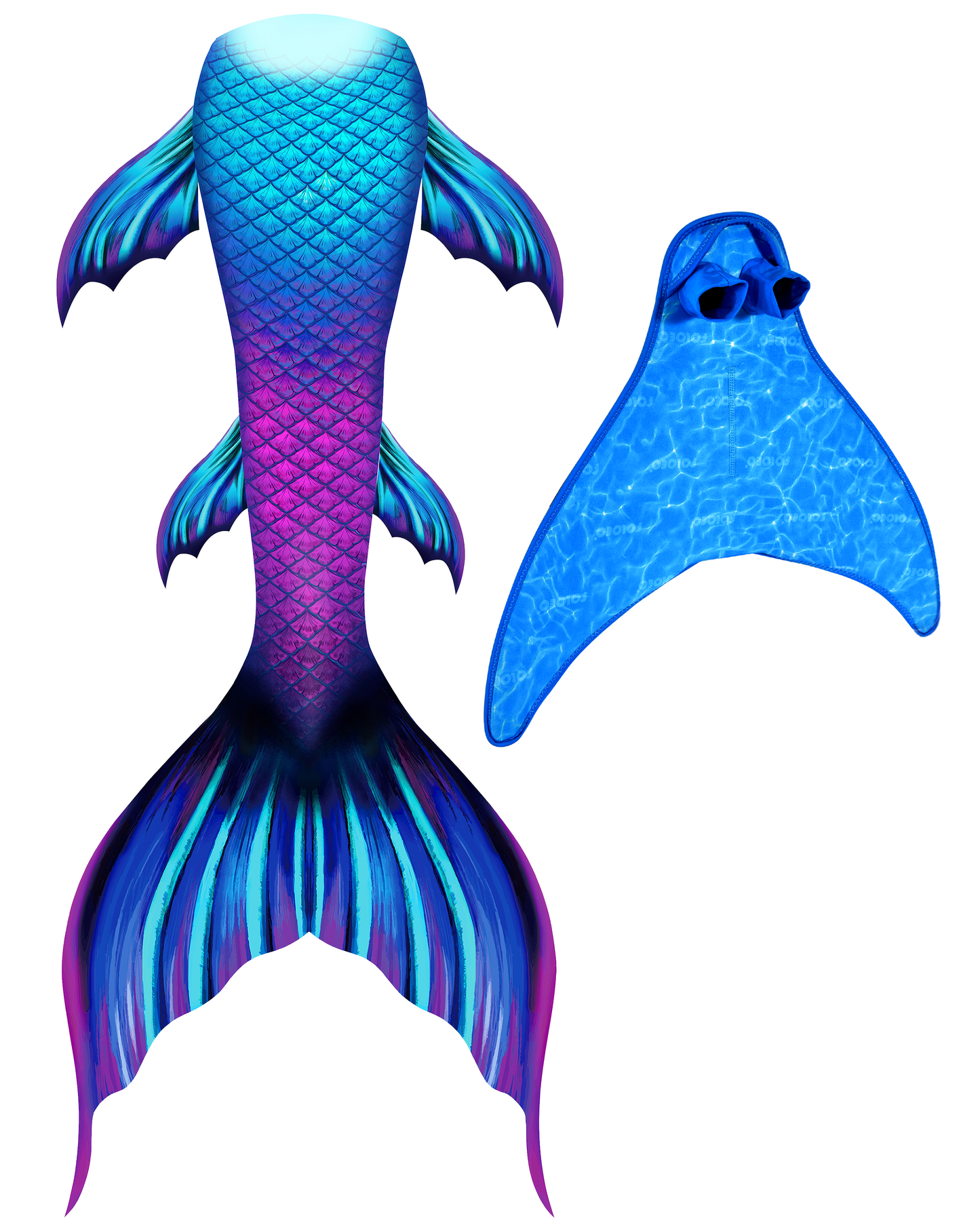 Mermaid Tails for Swimming for Adult & Teen Sizes（YQ83）Adult Monofin Lite