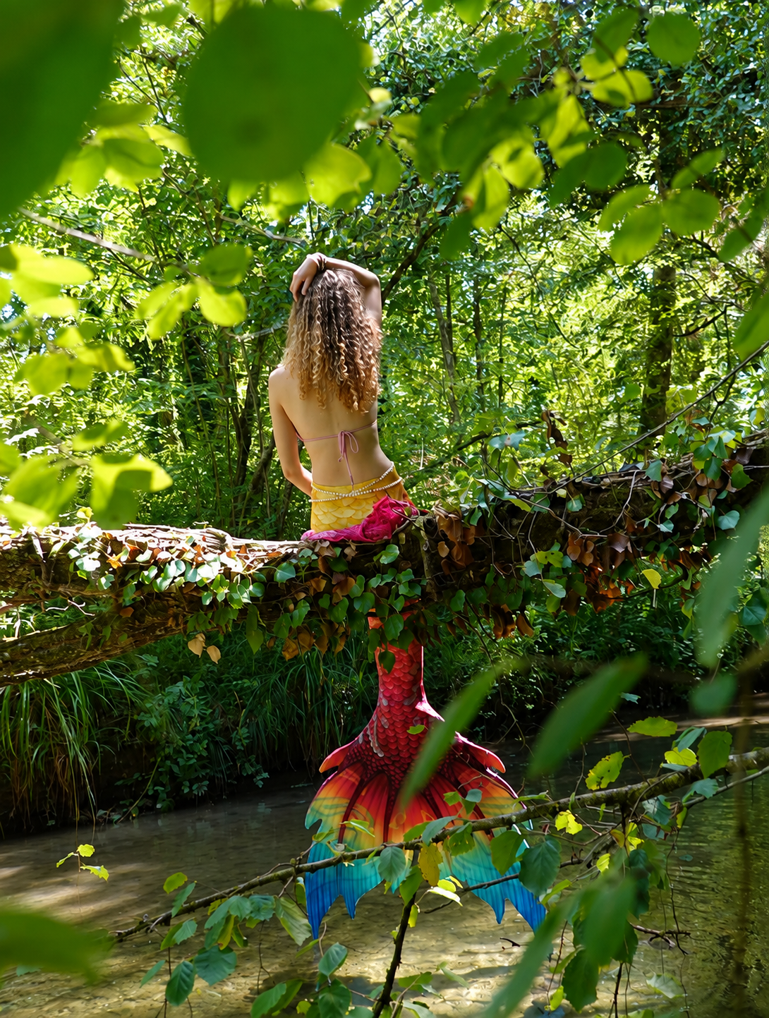 Solaris Dream  Mermaid Tail for Adults (No Monofin) -ZQ/YQ06-FOLOEO x Awilix Mermaid – Limited Edition Collaborative Tail Design 🧜🏼‍♀️