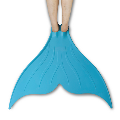 FOLOEO Swimming Silicone Monofin, Comfortable Mermaid Swimming Fins for Adults, Women and Men