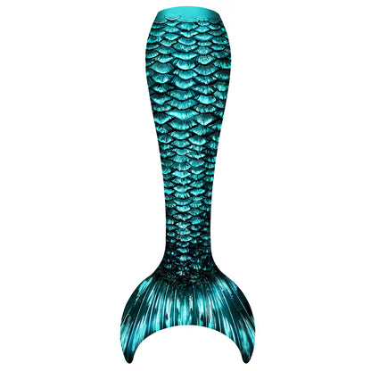 FOLOEO Mermaid Tails for Girls Swimming, No Monofin, Kids Swimsuits