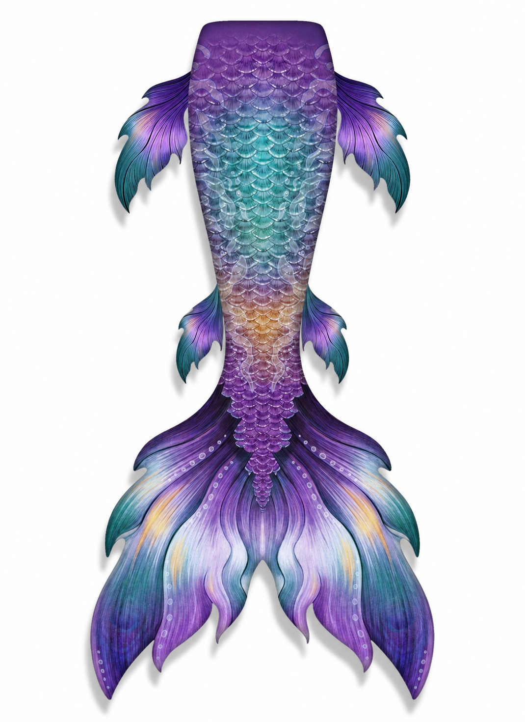 Aurora Tide (Pearl) Mermaid Tail for Adults (No Monofin，No Vinyl Insert)