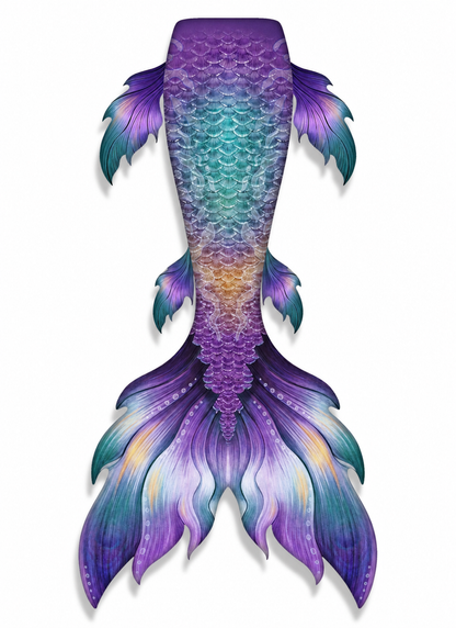 Aurora Tide (Pearl) Mermaid Tail for Adults (No Monofin，No Vinyl Insert)