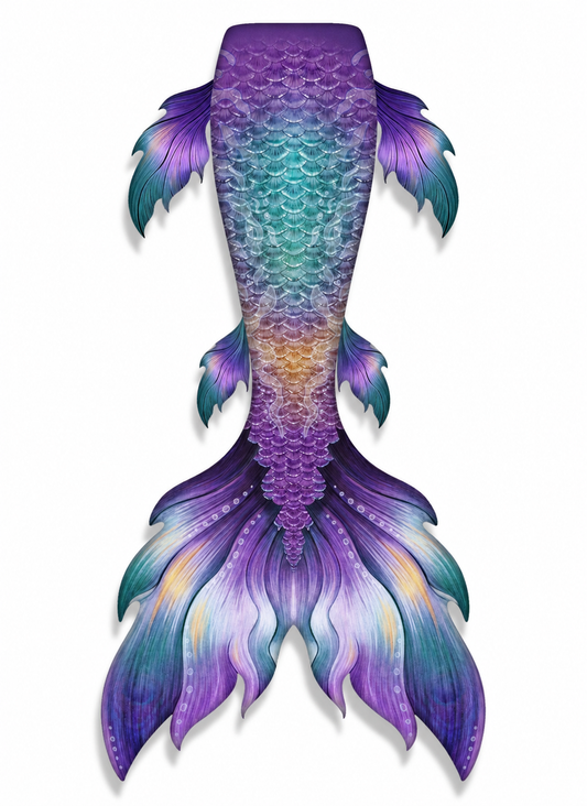 Aurora Tide (Pearl) Mermaid Tail for Adults (No Monofin，No Vinyl Insert)