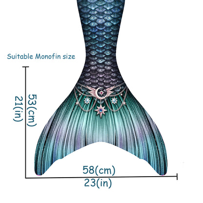 🧜‍♀️ Sage Tide Mermaid Tail (Teen/Adult Size)