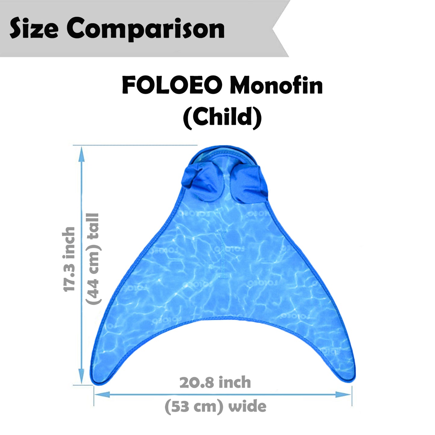 FOLOEO Kids Monofin for Mermaid Tails for Swimming