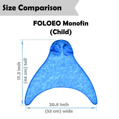 FOLOEO Kids Monofin for Mermaid Tails for Swimming