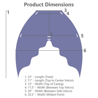 Mermaid Tail Support Plate-fit the YQ series mermaid tails