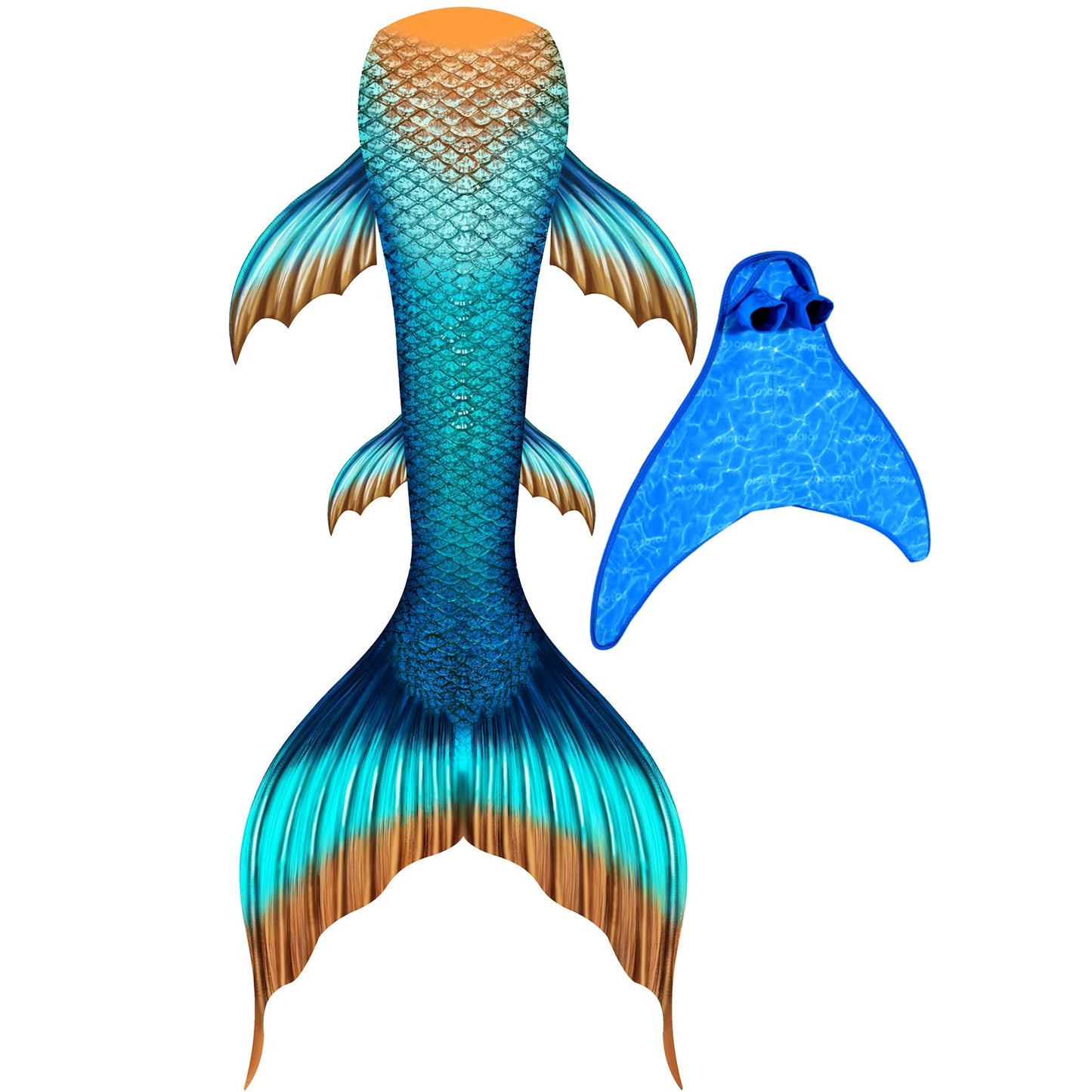 Mermaid Tails for Swimming for Adult & Teen Sizes（YQ83-86）Adult Monofin Lite